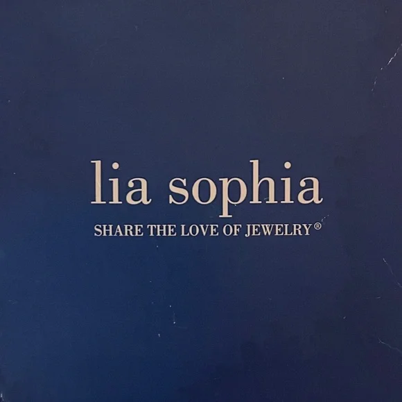 Lia Sophia Elegant Silver and Yellow Statement Necklace - Picture 2 of 9